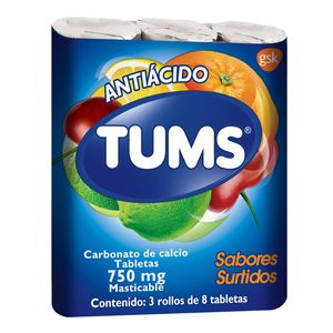 Tums 750 mg 24 Tabletas