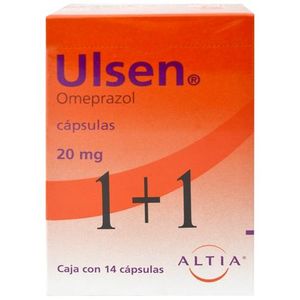Ulsen 20 mg 14 Capsulas