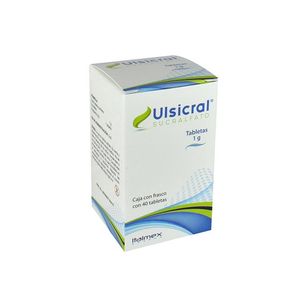 Ulsicral 1 g 40 Tabletas