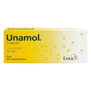 Unamol 10 mg 30 Comprimidos
