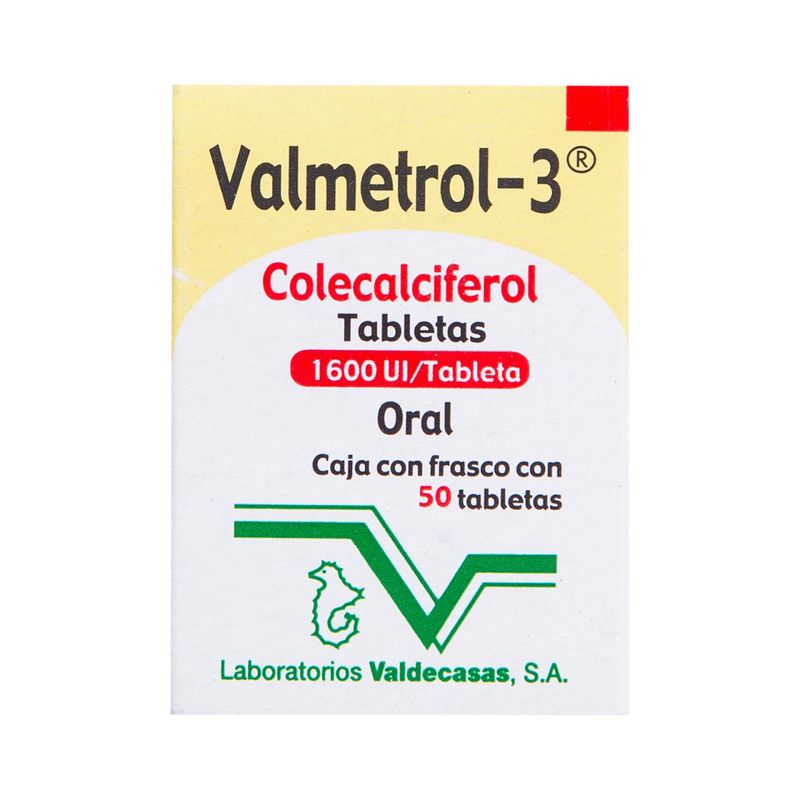 Valmetrol-3-1600-UI-Tableta-50-Tabletas-
