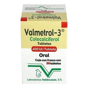 Valmetrol-3 400 UI/Tableta 50 Tabletas