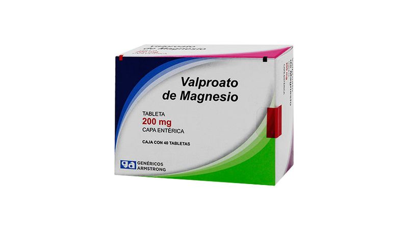 Valproato de Magnesio 200 mg 40 Tabletas - Farmacias Klyns