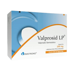 Valprosid LP 250 mg 30 Tabletas