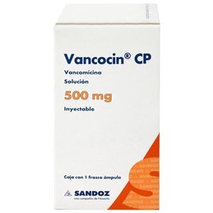 Vancocin CP Solucion 500 mg 5 mL