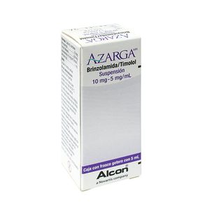 Azarga Gotas Oftalmicas 10 mg / 5 mg Frasco con 5 mL