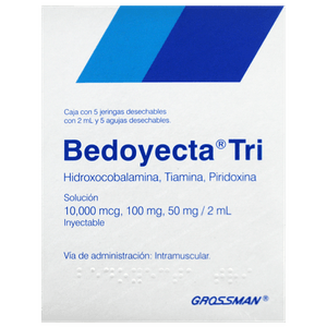 Bedoyecta Tri Inyectable 50 000 5 Ampolletas 2 mL