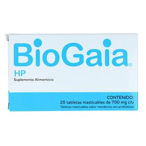 Biogaia HP 700 mg 20 Tabletas Masticables