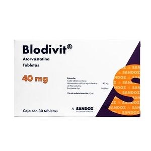 Blodivit 40 mg 30 Tabletas