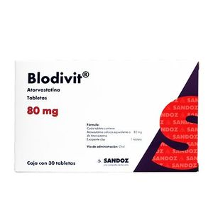 Blodivit 80 mg 30 Tabletas