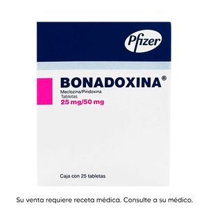 Bonadoxina 25 mg / 50 mg 25 Tabletas