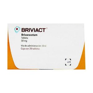 Briviact 50 mg 28 Tabletas