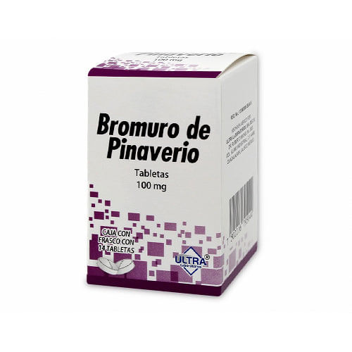 Bromuro De Pinaverio 100 Mg 14 Tabletas Farmacias Klyns