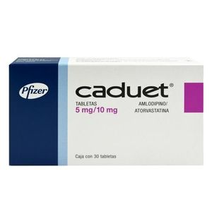 Caduet 5 mg / 10 mg 30 Tabletas