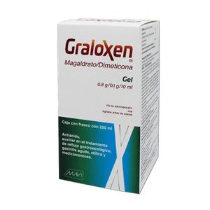Graloxen Gel 0.8 g/ 0.1 g / 10 mL Frasco con 250 mL