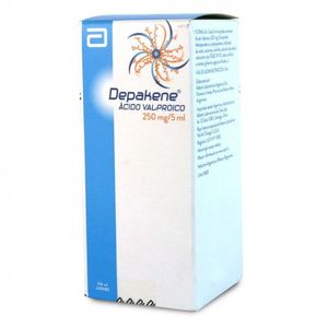 Depakene Jarabe 250 mg/5 mL Frasco con 120 mL