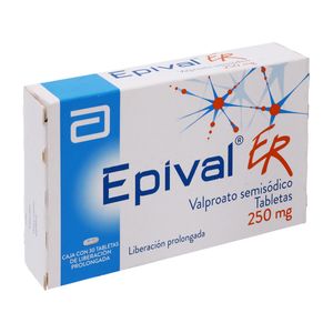 Epival Er 250 mg 30 Tabletas