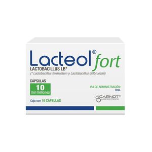 Lacteol Fort 10 Mil Millones 16 Capsulas