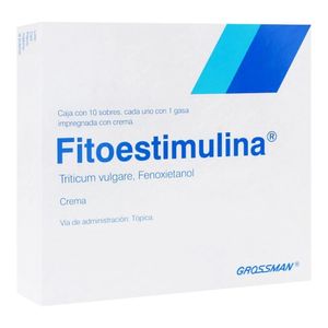 Fitoestimulina 10 Gasas con 1 g de Crema