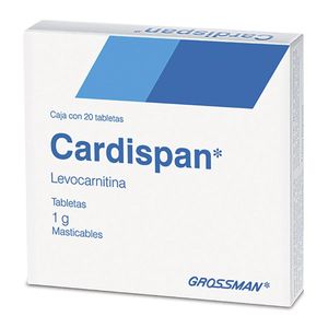 Cardispan 1 gr 20 Tabletas