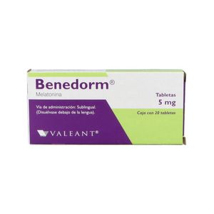 Benedorm 5 Mg 20 Tabletas Sublingual