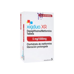 Xigduo XR 5 mg / 1000 mg 28 Tabletas