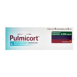 Pulmicort Suspension 0.250 mg/mL 5 Ampolletas de 2 mL