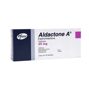 Aldactone A 25 mg 30 Tabletas