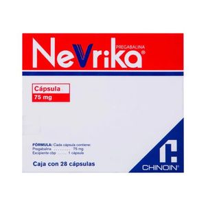 Nevrika 75 mg 28 Capsulas