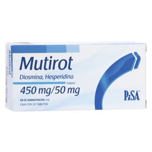 Mutirot 450 mg / 50 Mg 20 Tabletas