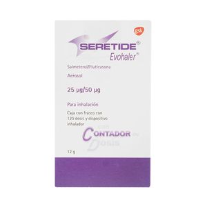 Seretide Evohaler 25 mcg / 50 mcg 120 Dosis