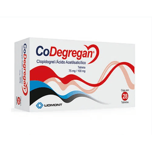 Co-Degregan 75 mg / 100 mg 28 Tabletas