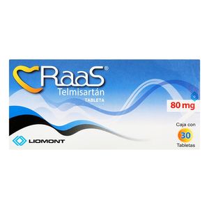 Raas 80 mg 30 Tabletas