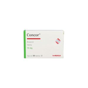 Concor 10 mg 30 Tabletas
