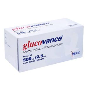Glucovance 500 mg / 2.5 g 60 Tabletas