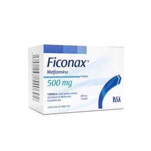 Ficonax 500 mg 30 Tabletas