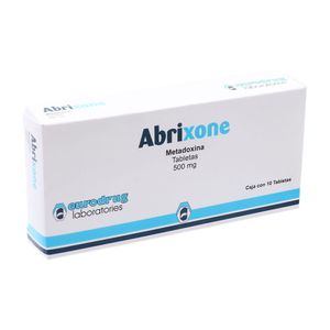 Abrixone 500 mg 10 Tabletas