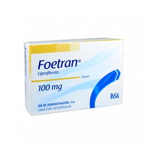 Foetran 100 Mg 30 Capsulas