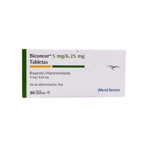 Biconcor 5 mg / 6.25 mg 30 Tabletas