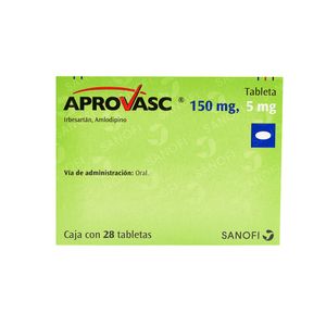 Aprovasc 150 Mg / 5 Mg 28 Tabletas