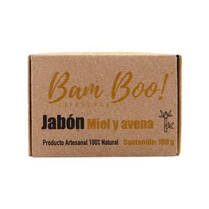 Jabon Bam Boo! Avena y Miel 100 gr
