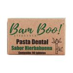 Pasta-Dental-Sabor-Hierbabuena-Bam-Boo--90-Tabletas