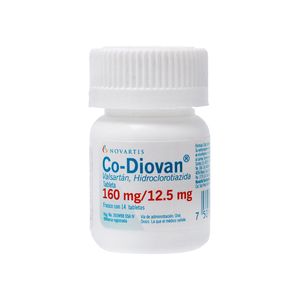 Co-Diovan 160 mg / 12.5 mg 14 Tabletas