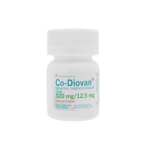 Co-Diovan 320 mg / 12.5 mg 30 Tabletas