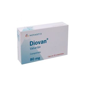 Diovan 80 mg 30 Comprimidos