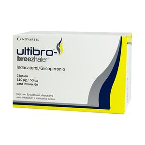 Ultibro-Breezhaler 110 mcg / 50 mcg 30 Capsulas