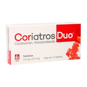 Coriatros Duo 16 mg / 12.5 mg 14 Tabletas