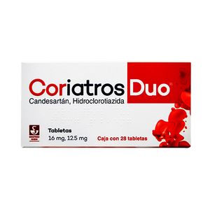 Coriatros Duo 16 mg / 12.5 mg 28 Tabletas