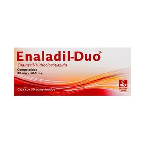 Enaladil Duo 20 mg / 12.5 mg 30 Comprimidos