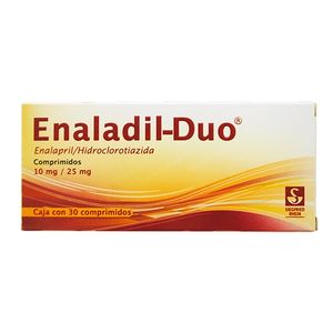 Enaladil Duo 10 mg / 25 mg 30 Comprimidos